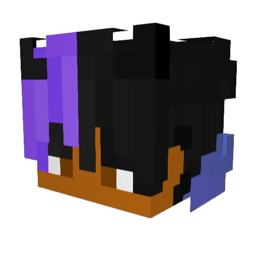 nuuggetss Minecraft avatar head, 3D render