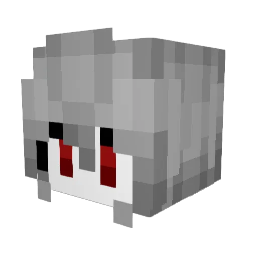 nuuruixisdrabo Minecraft avatar head, 3D render