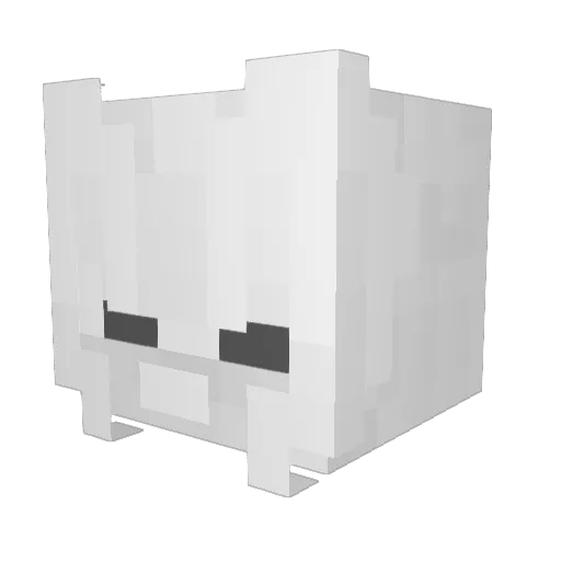 nuuu1 Minecraft avatar head, 3D render