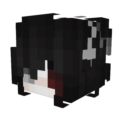 nuwwa Minecraft avatar head, 3D render