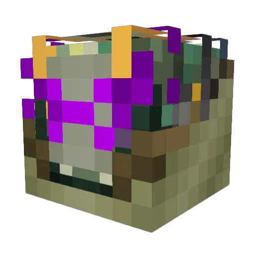 nuzzelde Minecraft avatar head, 3D render