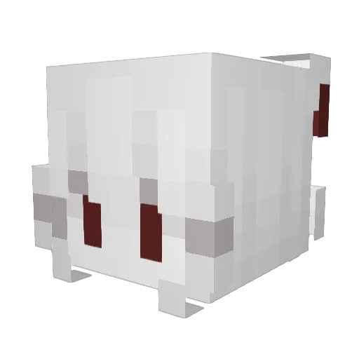nv1t Minecraft avatar head, 3D render