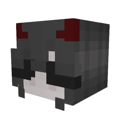 nvlls Minecraft avatar head, 3D render