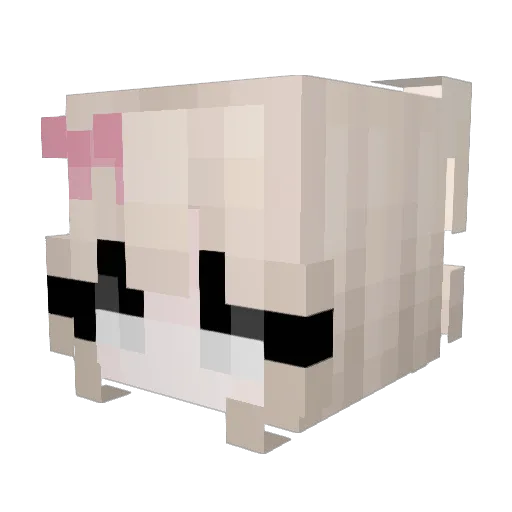 nvlyz Minecraft avatar head, 3D render