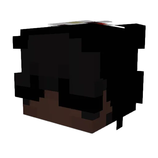 nvql Minecraft avatar head, 3D render