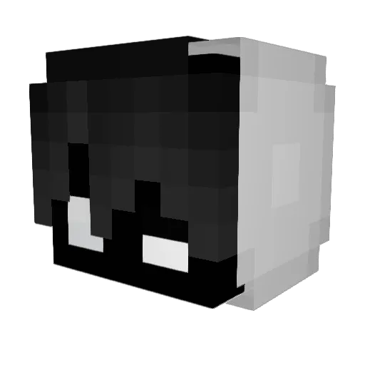 nvrxs Minecraft avatar head, 3D render