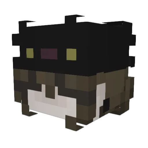 nvvri Minecraft avatar head, 3D render