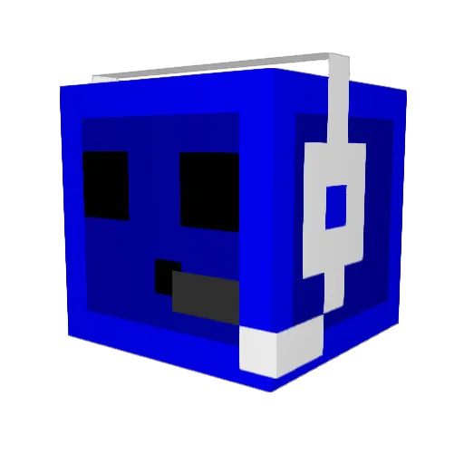 nw0192 Minecraft avatar head, 3D render