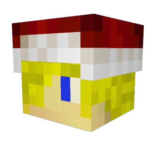 nwapsnatas Minecraft avatar head, 3D render