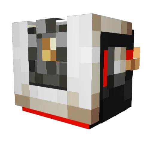 nwatnmine Minecraft avatar head, 3D render