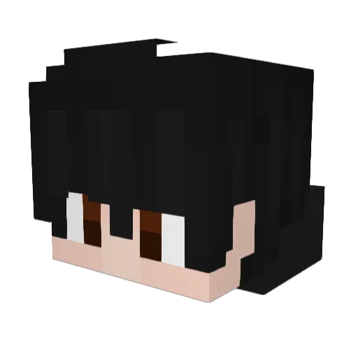 nwl0208 Minecraft avatar head, 3D render
