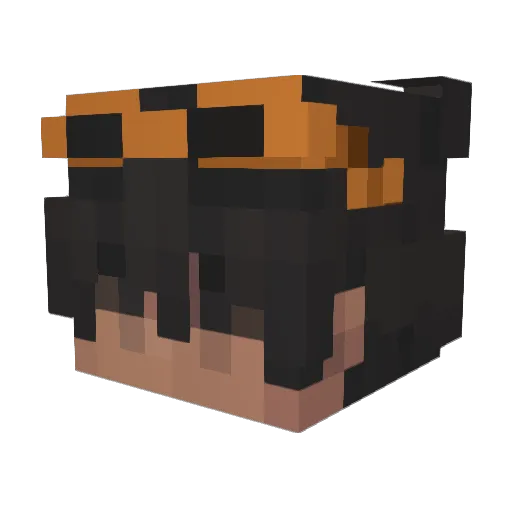 nwm3 Minecraft avatar head, 3D render