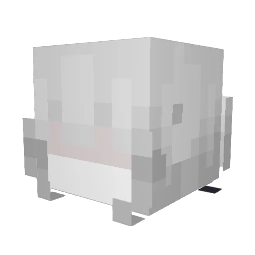 nwme Minecraft avatar head, 3D render