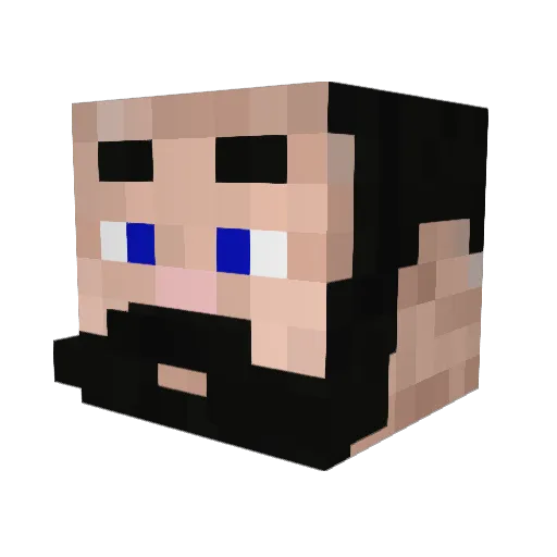 nwulmer Minecraft avatar head, 3D render