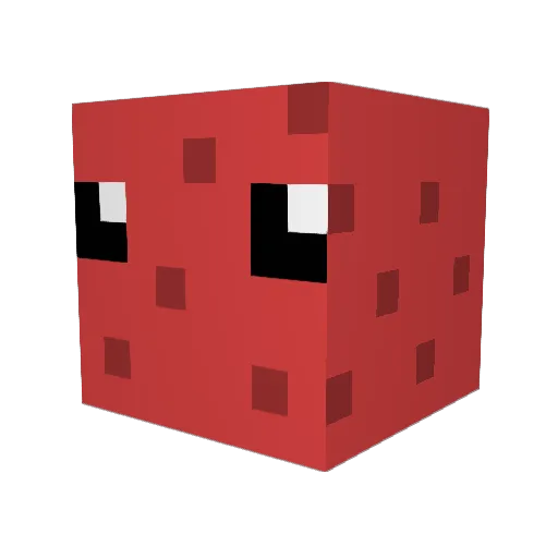 nwut Minecraft avatar head, 3D render