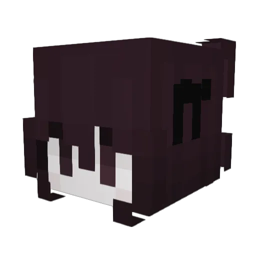 nwvy Minecraft avatar head, 3D render