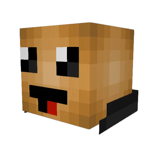 nxcr Minecraft avatar head, 3D render