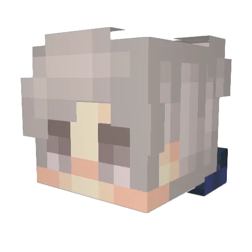 nxflexx Minecraft avatar head, 3D render