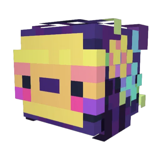nxrade Minecraft avatar head, 3D render