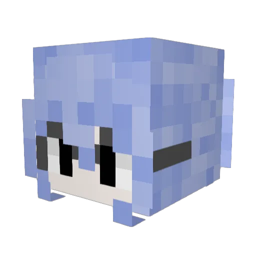 nxrea Minecraft avatar head, 3D render