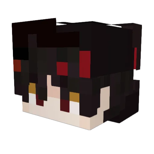 nxshrr Minecraft avatar head, 3D render