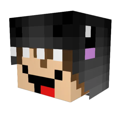 nxthanaxl Minecraft avatar head, 3D render