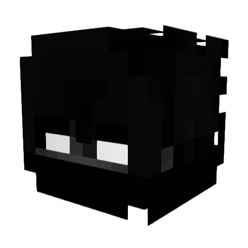 nxtl Minecraft avatar head, 3D render