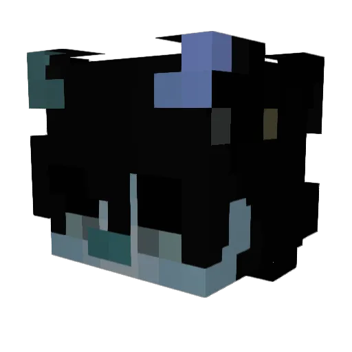 nxvc Minecraft avatar head, 3D render