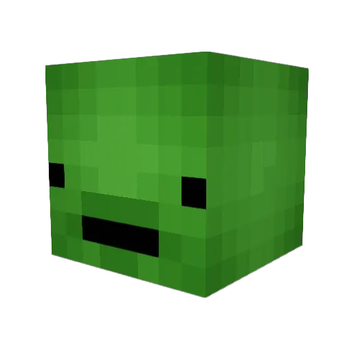nyLs2k Minecraft avatar head, 3D render