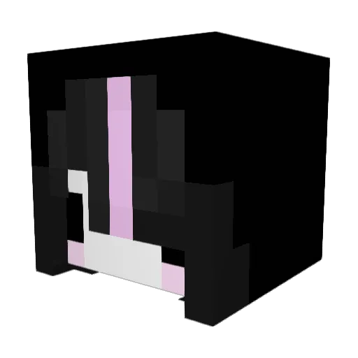 nya22222x Minecraft avatar head, 3D render