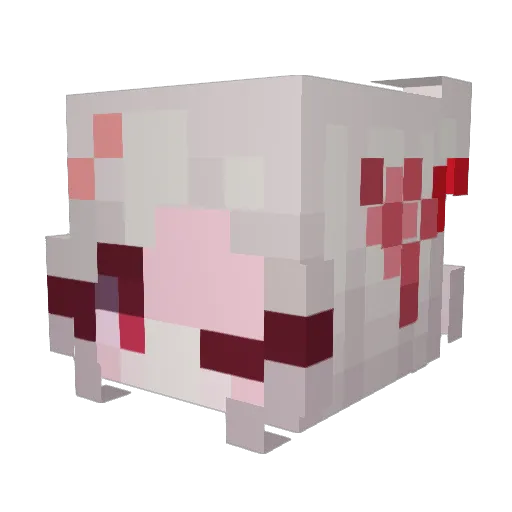 nyamiyabuka Minecraft avatar head, 3D render