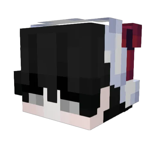nyang_guard Minecraft avatar head, 3D render