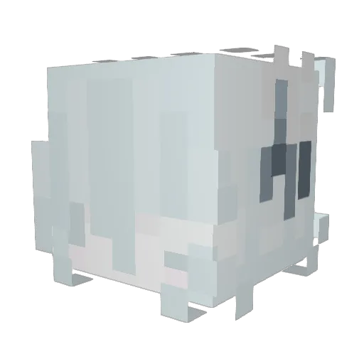 nyangiemaky Minecraft avatar head, 3D render