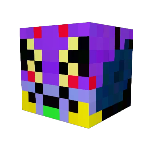 nyanko0218 Minecraft avatar head, 3D render