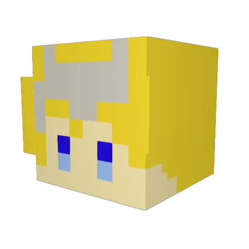 nyanko7721 Minecraft avatar head, 3D render