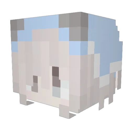 nyanya6 Minecraft avatar head, 3D render