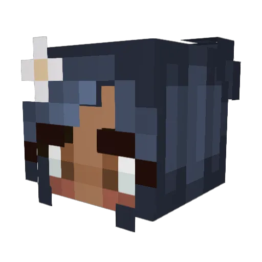 nycolee_ Minecraft avatar head, 3D render