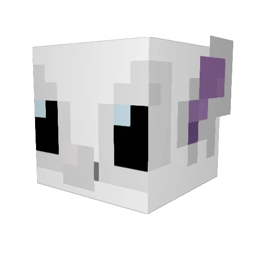 nydlee Minecraft avatar head, 3D render