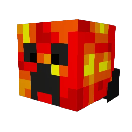 nygasis Minecraft avatar head, 3D render