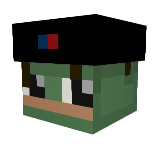 nyger2115 Minecraft avatar head, 3D render