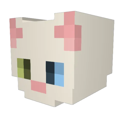 nykop Minecraft avatar head, 3D render