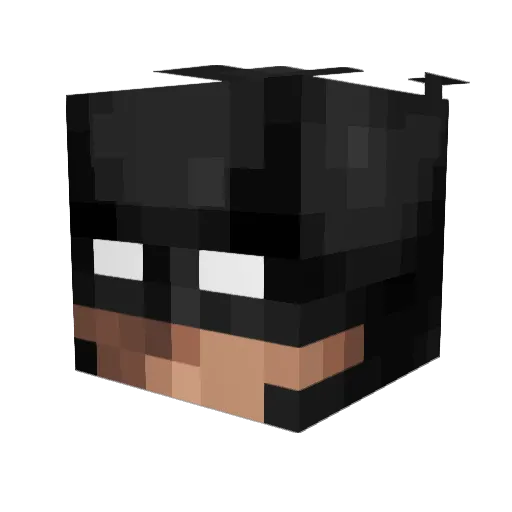 nylhus Minecraft avatar head, 3D render