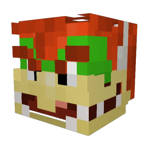 nylieilyn Minecraft avatar head, 3D render