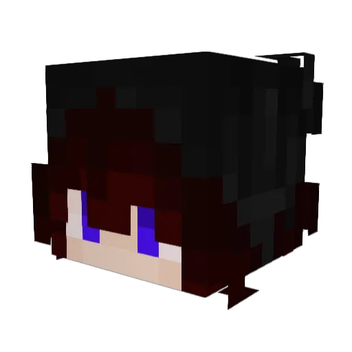 nylogenus Minecraft avatar head, 3D render