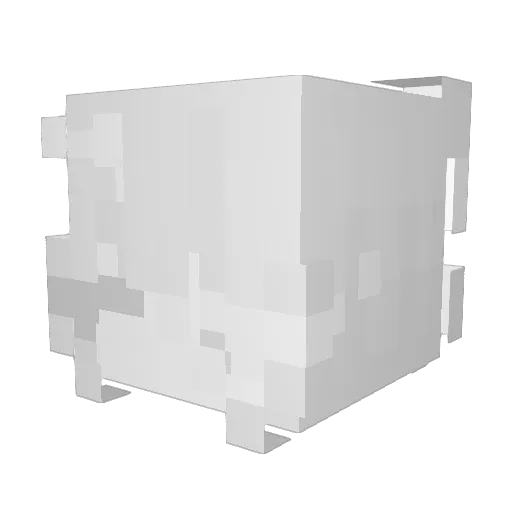 nymberwon Minecraft avatar head, 3D render