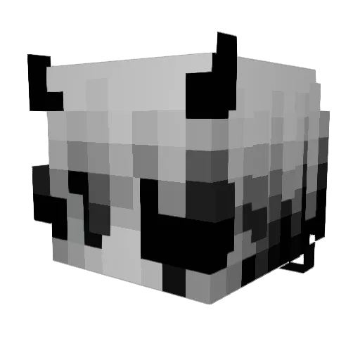 nyms23 Minecraft avatar head, 3D render