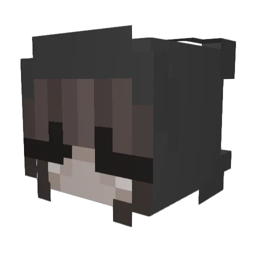 nyriahhh Minecraft avatar head, 3D render
