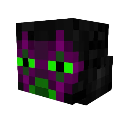 nyteOS Minecraft avatar head, 3D render