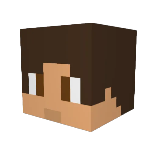 nytearchangel01 Minecraft avatar head, 3D render