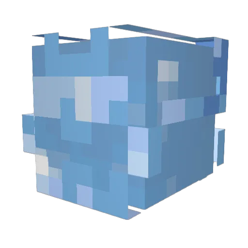 nytyy Minecraft avatar head, 3D render